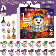 Detailed information about the product Halloween CountDown Advent Calendar with Ghost Gnome Pumpkin Plush Toys Dolls Pendants Ornaments For Indoor Outdoor Home Party Decoration