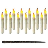 Detailed information about the product Halloween Decorations Hanging Candles,20 Pack Candles With Wand Magic,Flickering Warm Light Floating LED Candle For Harry Potter Party Decorations