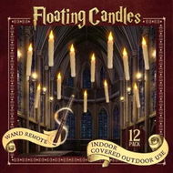 Detailed information about the product Halloween Decorations,Floating Candles with Wand,12 Pcs Magic Flickering Warm Light Flameless Floating LED Candle Decor for Indoor Home Room Classroom Bedroom Party