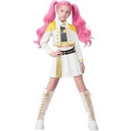 Detailed information about the product Halloween Demon Costumes Pop Singer Cosplay Embroidery Coat Top Shorts Costume Dance Stage Outfit Size 110cm