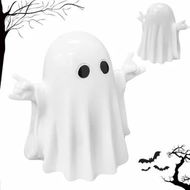 Detailed information about the product Halloween Ghost Figurine Funny Ghost Statue,Cute Rock Ghost for Gift Props Tabletop Home Decor Ghosts Halloween Decorations Indoor