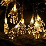 Detailed information about the product Halloween Ghost Hand Lights String 3 Meter 30 LEDs Battery Operated Halloween Lights Indoor Outdoo for Halloween Party Decor