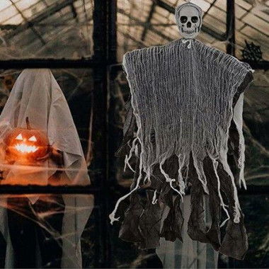 Halloween Hanging Grim Reapers Decorations Halloween Skeleton Ghost Decorations Indoor Outdoor Halloween Decorations For Haunted House Prop Decor