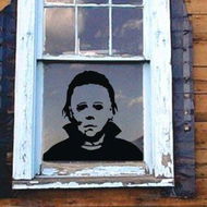 Detailed information about the product Halloween Holiday Decals Michael Myers Horror Living Room Sticker Funny Door Window Mirror Vinyl Art Decor 46 x42 cm