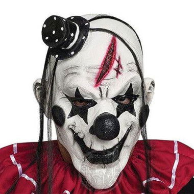 Halloween Horror Clown Mask For Women Men Kids - Scary Mask Costumes (White)