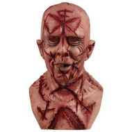 Detailed information about the product Halloween Horror Scar Man Mask Zombie Devil Mask Creepy Cosplay Mask Adult Party Props