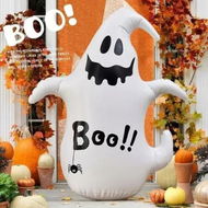 Detailed information about the product Halloween Inflatables Ghosts, 1.35m Blow Ups Ghost Outdoor Decoration, Inflatables Tumbler Ghost Yard Decor for Halloween Party Supplies