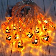 Detailed information about the product Halloween Pumpkin Lights String 3 Meter 30 LEDs Battery Operated Halloween Lights Indoor Outdoo for Halloween Party Decor