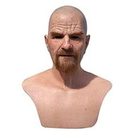 Detailed information about the product Halloween Realistic Old Man Mask Supersoft Latex Face Mask Cosplay Halloween Costume Props