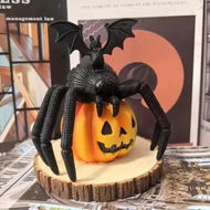 Detailed information about the product Halloween Spider Resin Statue, Horror Tabletop Statue, Gothic Figurines for Bookshelves, Bedroom, Home