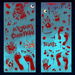 Halloween Window Clings For Glass,9 Sheets Realistic Handprint Footprint Skeleton Window Stickers,Halloween Decorations For School Home Office Decor. Available at Crazy Sales for $14.99