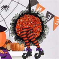 Detailed information about the product Halloween Witch Legs for Wreath,Witch Halloween Wreath with Legs, Door Wreath Ornament