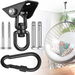 Hammock Hanging Kit,500kg Capacity,Heavy Duty,360 Degree Rotation,Suspension Hooks for Swing,Chair,Yoga,Multiple Indoor Outdoor Gym. Available at Crazy Sales for $19.99