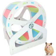 Detailed information about the product Hamster Fitness Running Wheel Hamster Cage Supplies Small Pet Bracket Running Wheel Wooden Running Wheel Toys