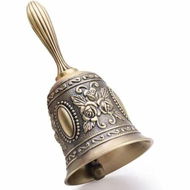 Detailed information about the product Hand Bell Brass Call Bell for Bedside,Dinner,Wedding Brass
