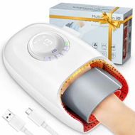 Detailed information about the product Hand Massager with Heat and Compression,Hand Massage for Arthritis and Carpal Tunnel Relief,Blowing Wrist Massager,Finger & Palm Kneading