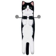 Detailed information about the product Hand Towels For Bathroom And Kitchen. Cute Cat Quick-Dry Hanging Hand Towels Decorative For Bathroom. Face Towels. Funny Gifts For Cat Lovers (Black And White).