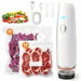Handheld Compact Vacuum Sealer Machine, 1200mAh Rechargeable Mini Food Sealer with 30 Reusable Bags, Portable Vacuum Packer for Meal Prep & Sous Vide. Available at Crazy Sales for $34.99