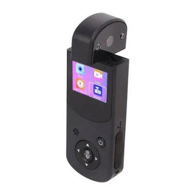 Handheld DV Camera, Mini Body Action Camera HD 1080P Video Recorder with 16MP Clip, 1.5 Inch Screen and Back Clip, Support MP3 Music Playback for Vlog