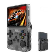 Detailed information about the product Handheld Game Console 3.5 inch Preinstalled Emulator System Transparent Black 64GB