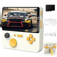 Detailed information about the product Handheld Game Console 5 Inch Screen,Retro Gaming Console with 64G Built-in 15000+ Games,Game Searchable,Portable Pocket Arcade with Desktop Stand