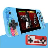 Detailed information about the product Handheld Game Console with 800 Classical FC Games 3.5 inch Color Screen 2 Player for Kids Blue