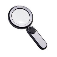 Detailed information about the product Handheld Illuminated Magnifying Lens whit 21 LED 3 Modes Illuminated Book Magnifying Glass for Kids Seniors Reading Inspection (Black and White)