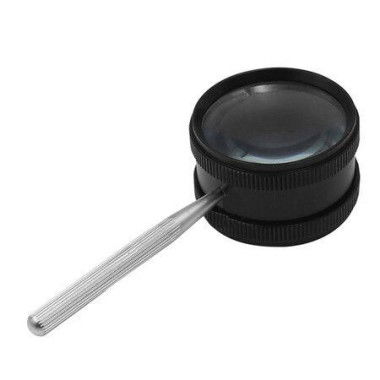 Handheld Magnifying Glass 35X Detachable Portable Pocket Magnifier (Black)