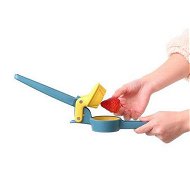Detailed information about the product HandHeld Slicer Heavy Duty Egg Cutter Home Mushroom Slicer With Stainless Steel Blades For Potato Strawberry Soft Fruit Blue