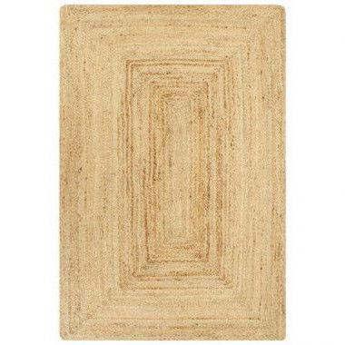 Handmade Rug Jute Natural 160x230 cm