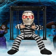 Detailed information about the product Hanging Ghosts Halloween DecorYelling Scary Animated Halloween Decorations Indoor OutdoorSpirit Talking Skull Halloween Toys Gifts PropsHalloween Animatronics Skeleton Halloween Decoration