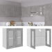 Hanging Glass Cabinet Concrete Grey 60x31x60 cm Engineered Wood. Available at Crazy Sales for $119.95