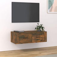 Detailed information about the product Hanging TV Cabinet Smoked Oak 80x36x25 Cm Engineered Wood