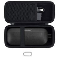 Detailed information about the product Hard Travel Case for Bose SoundLink Flex Bluetooth Speaker Portable Protective Extra Mesh Pocket for Charger Charging Cables Black