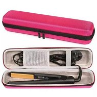 Detailed information about the product Hard Travel Case for Classic Hair Straightener, Curler, Hair Straightener, EVA Case for Vacation (Accessories Not Included, Pink),1 Pack