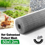 Detailed information about the product Hardware Cloth Wire Mesh Fence Hot Dip Galvanised Welded Chicken Coop Rabbit Cage Guard Barrier Enclosure Tree Protection Fencing Netting 50mx1.2m