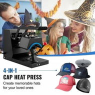 Detailed information about the product Hat Heat Press Cap Heat Press Machine 4 Heating Pads Sublimation Transfer