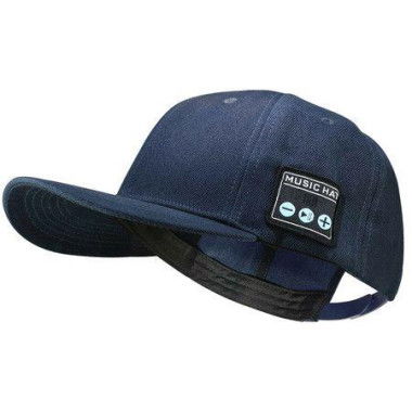 Hat With Bluetooth Speaker Adjustable Hat Wireless Smart Speakerphone Cap For Outdoor Sport Baseball Cap (Blue)