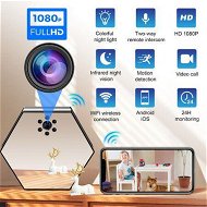 Detailed information about the product HD 1080P Smart Home Security Camera with Colorful Night Light Wireless WiFi for Infrared Night Vision,Double-Way Voice,Video Call(Black)