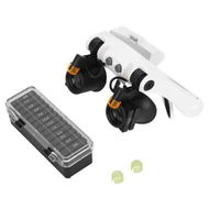 Detailed information about the product Head Mount Magnifier with LED Light, Hands Free Headband Magnifying Glass Visor Headset with Lens 3X 4X 5X 6X 7X 10X for Inspection
