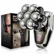 Detailed information about the product Head Shaver 7D Bald Men Detachable LED Display Wet Dry IPX7 Waterproof Shaving Trimming Grooming Accessories