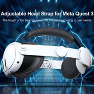 Detailed information about the product Head Strap for Meta Quest 3, Adjustable Comfortable Head Strap, Support and Lightweight VR Accessories Replacement for Elite Strap