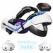 Head Strap for Meta Quest 3s/3 with Cool RGB and Magnetic Battery Design Extra VR Playtime Premium Comfort Adjustable. Available at Crazy Sales for $49.99