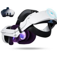 Detailed information about the product Head Strap with Battery Pack Extend 8H Playtime, Fast Charging VR Accessories,Adjustable Elite Strap Replacement Accessories for Quest 3s,Quest 3