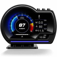 Detailed information about the product Head Up Display for Car,OBD2+GPS Dual System,OBD2 Gauge Display,GPS Speedometer,Tachometer,Water Temp,Volt,Overspeed Alarm Fault Diagnosis