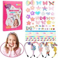 Detailed information about the product Headband Making Kit for Girls Age 3+,Creative Craft Kits for Kids,DIY Hair Accessories Hairbands Birthday Presents For Age 3+ Girls Gifts Toys Set
