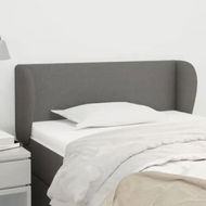 Detailed information about the product Headboard with Ears Dark Grey 103x23x78/88 cm Fabric