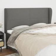 Detailed information about the product Headboard with Ears Dark Grey 203 cm Fabric
