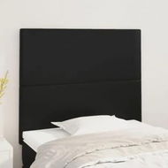 Detailed information about the product Headboards 2 pcs Black 100x5x78/88 cm Faux Leather