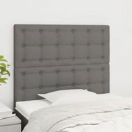 Detailed information about the product Headboards 2 pcs Dark Grey 100 cm Fabric
